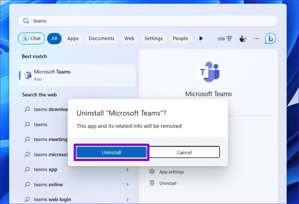 Top 7 oplossingen voor een probleem met een fout in Microsoft Teams op Windows