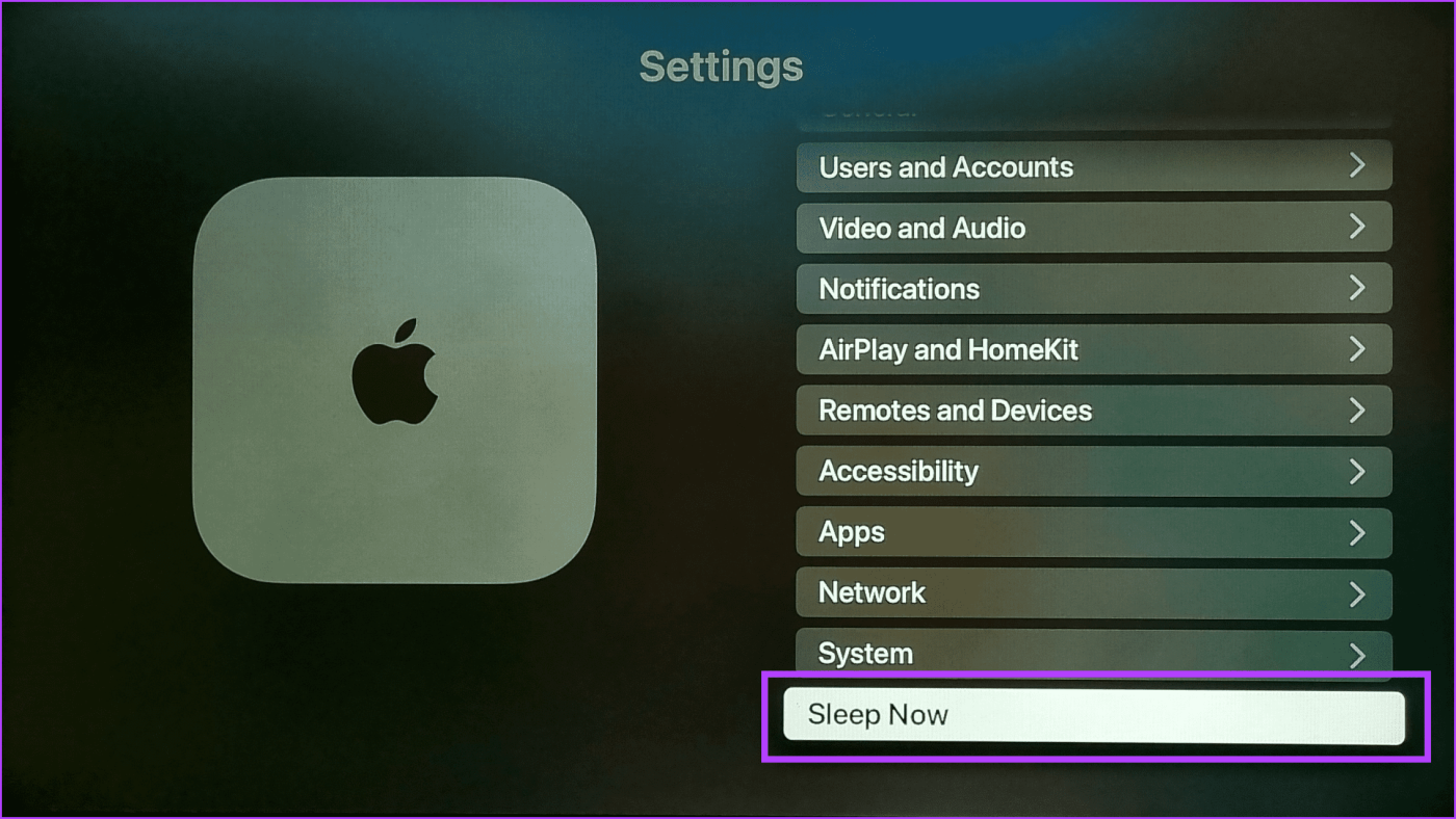 Hoe Apple TV uit te schakelen met of zonder afstandsbediening