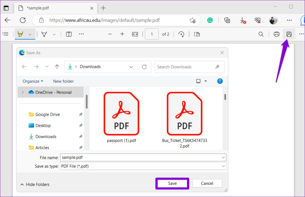 Microsoft Edge の組み込み PDF エディターを使用して PDF を編集する方法