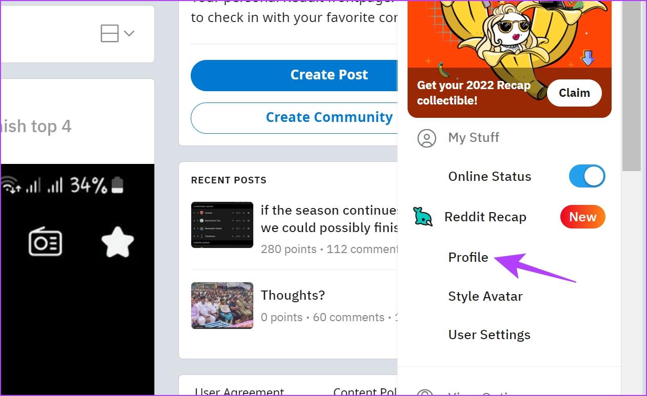 Comment supprimer tous les commentaires et publications Reddit sur le navigateur Web