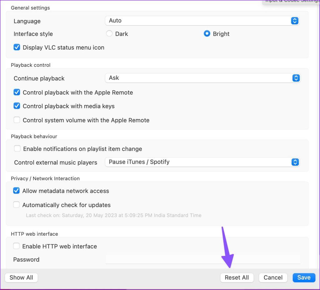 Nove maneiras principais de consertar o VLC Media Player que não funciona no Mac