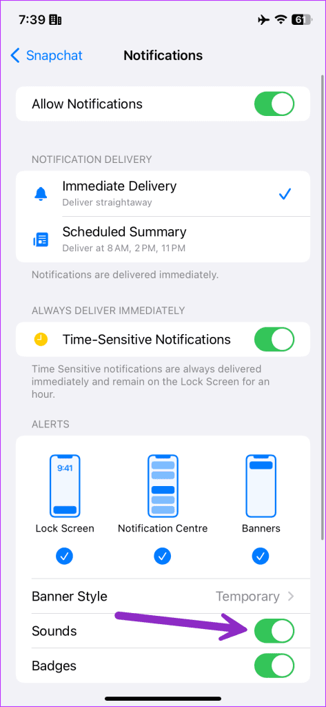 Dez principais maneiras de corrigir o som de notificação do Snapchat que não funciona