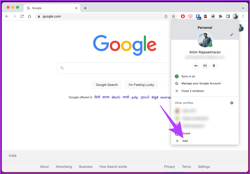 Cómo eliminar una cuenta de Google de Chrome