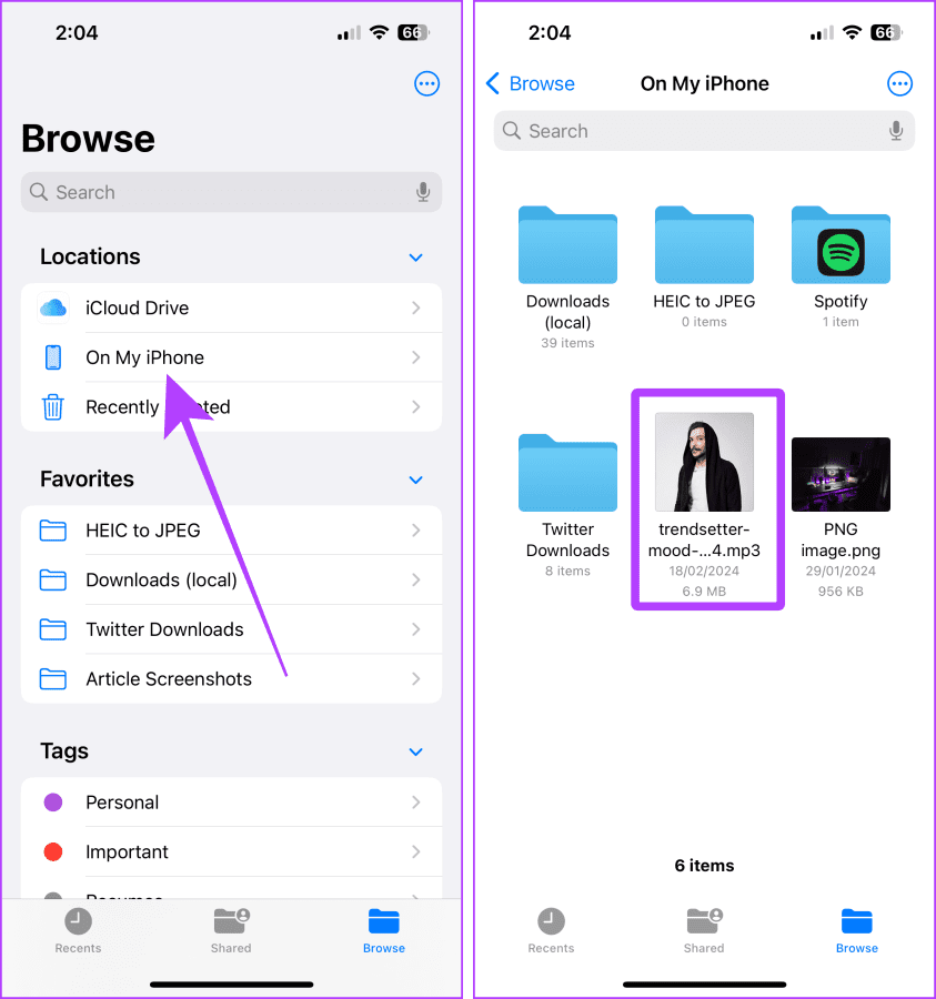 3 formas de reproducir archivos MP3 locales en iPhone