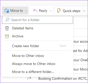 Mappen maken en e-mails verplaatsen in Outlook op Mac en Windows