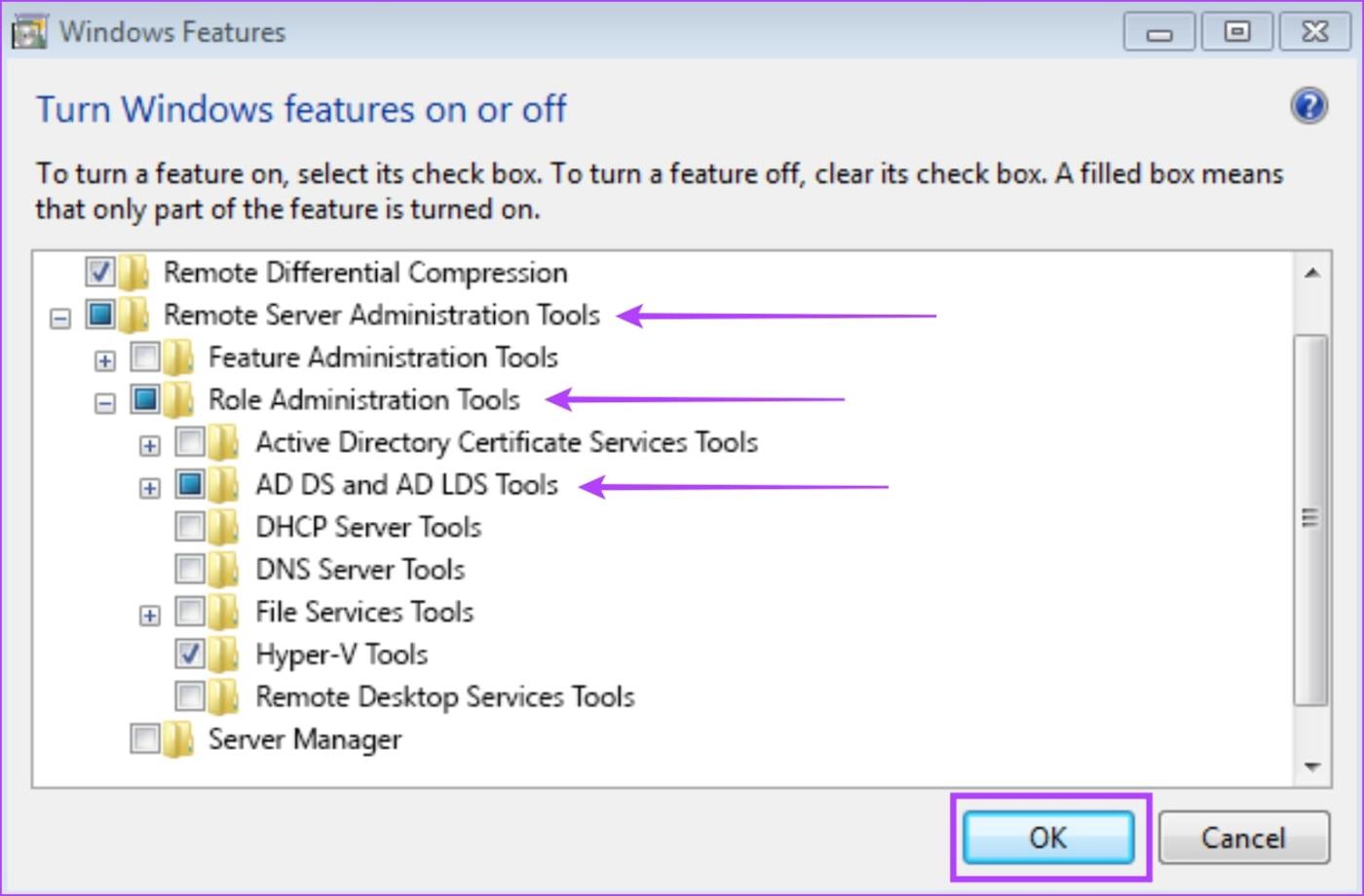 如何在 Windows 上安裝 Active Directory 使用者和計算機