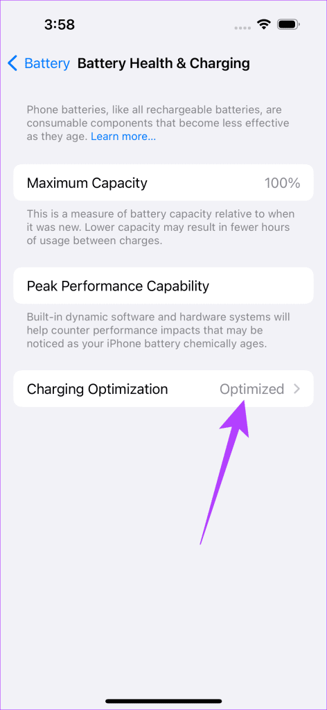 Como restringir o carregamento da bateria em 80% no iPhone