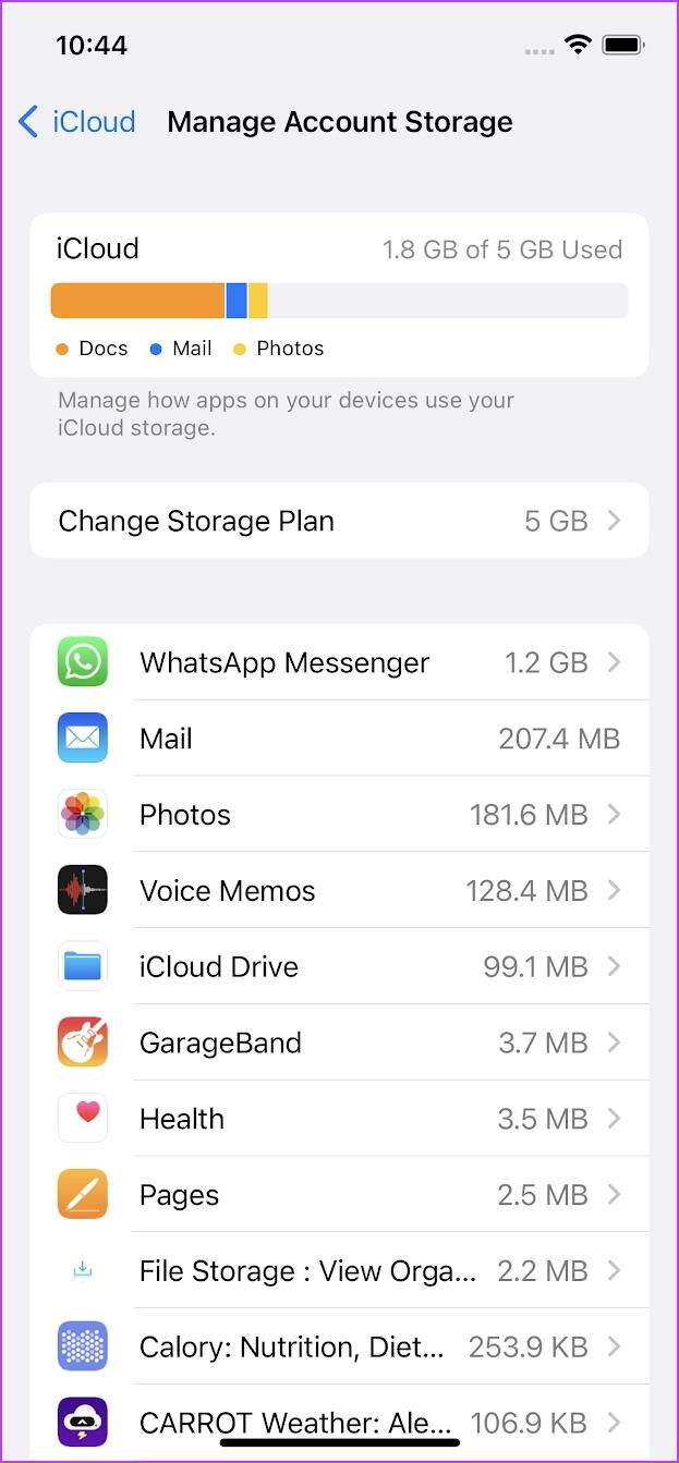 iPhone 및 iPad에서 가득 찬 iCloud 저장 공간을 지우는 방법