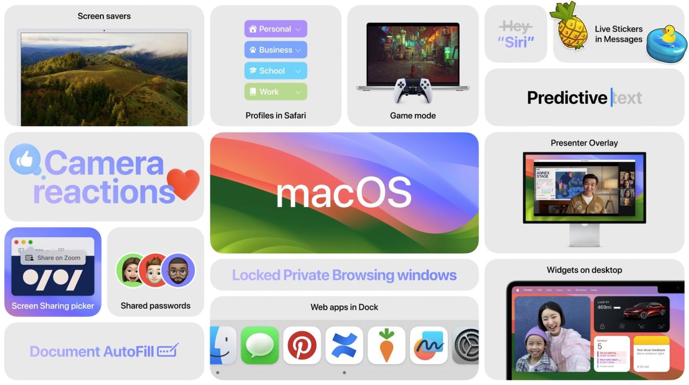下載官方 macOS 索諾瑪桌布 (4K)