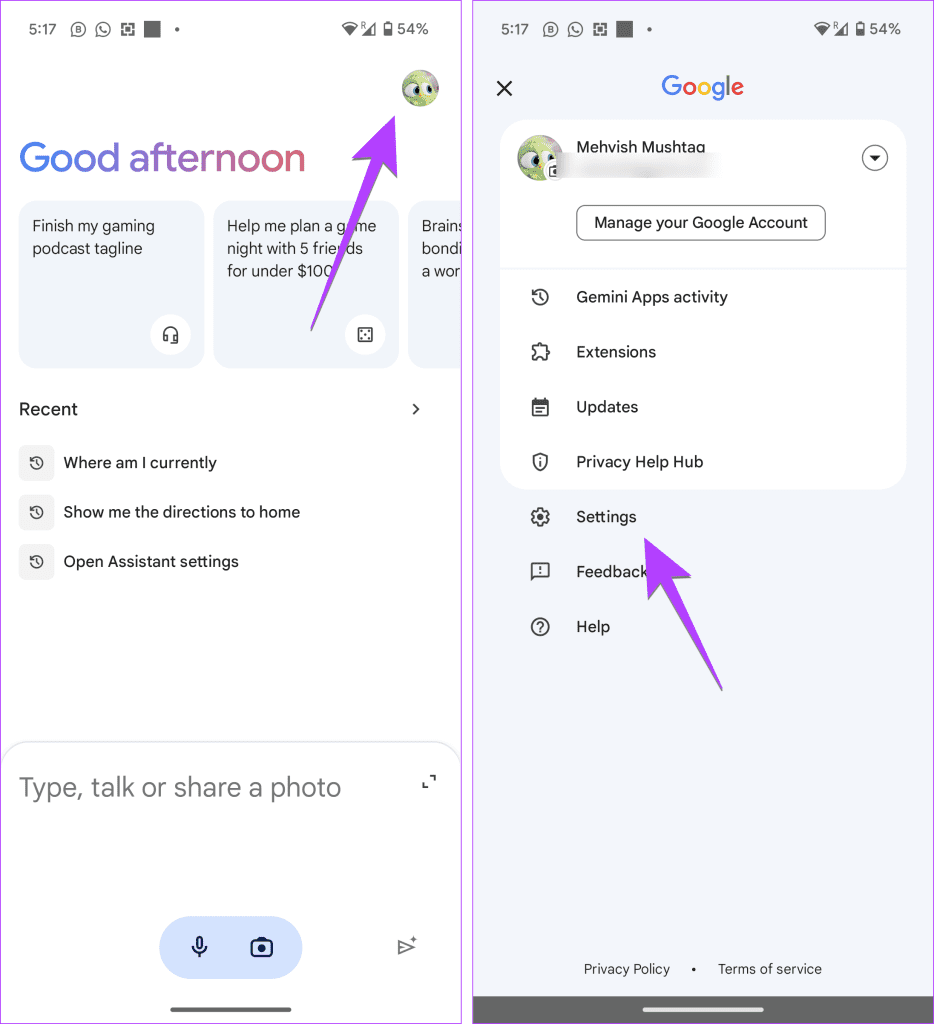 4 maneiras de voltar para o Google Assistant do Gemini