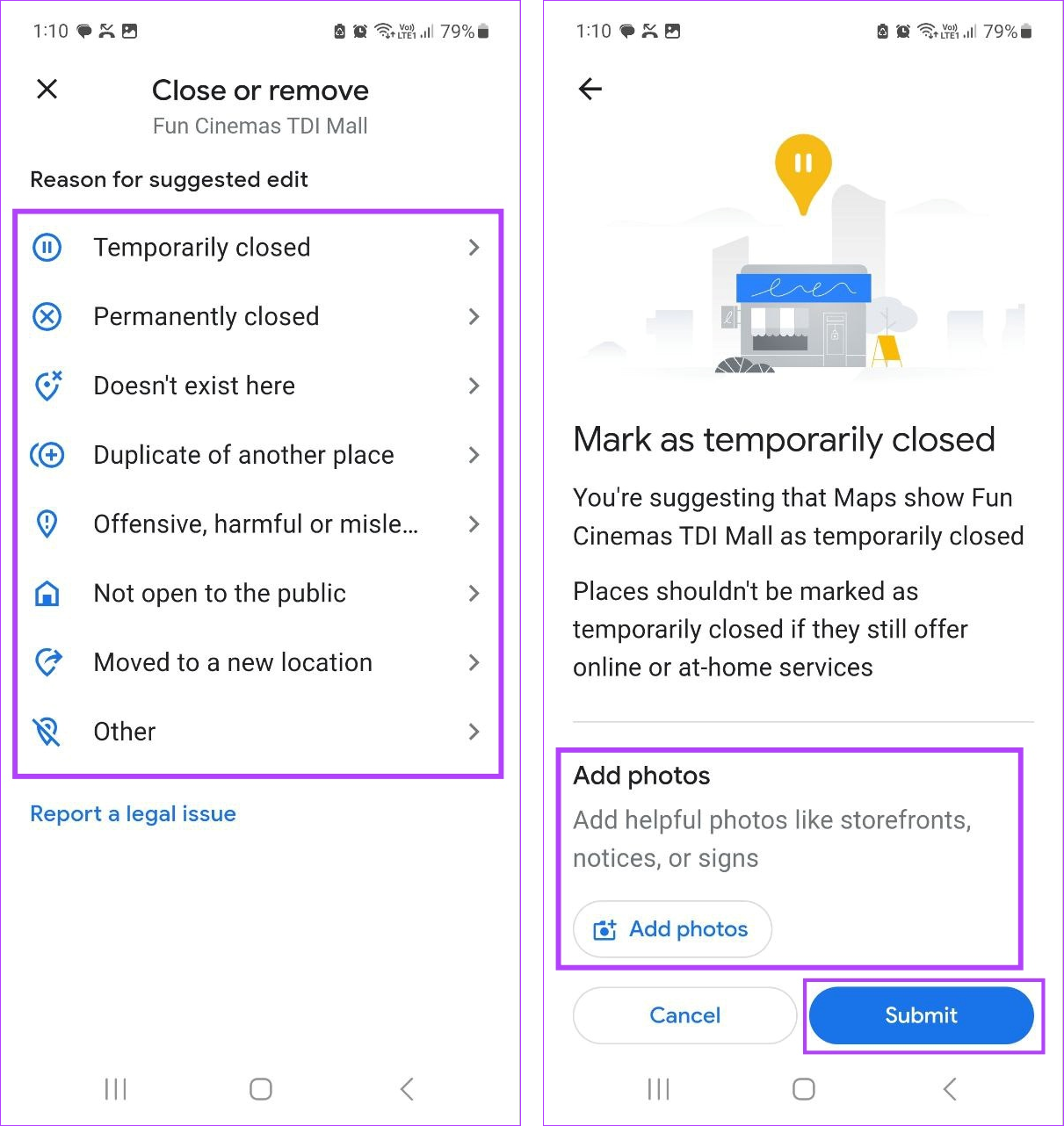 Jak dodać lokalizację lub brakujący adres w Mapach Google