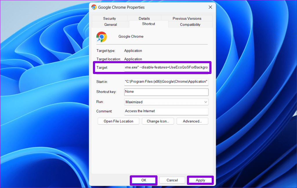 كيفية تعطيل وضع الكفاءة لمتصفح Google Chrome على نظام التشغيل Windows 11