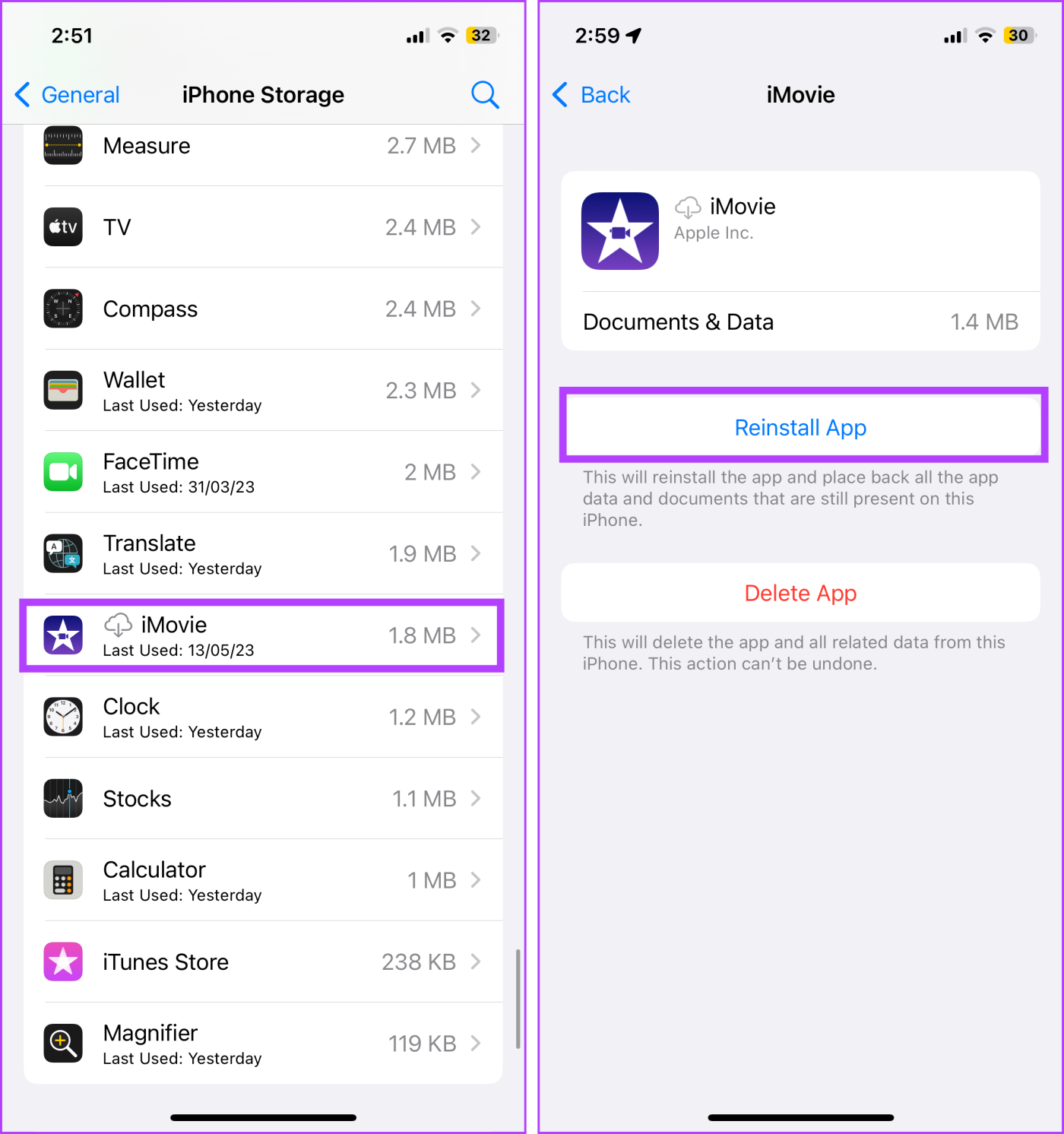 Come scaricare le app inutilizzate su iPhone o iPad