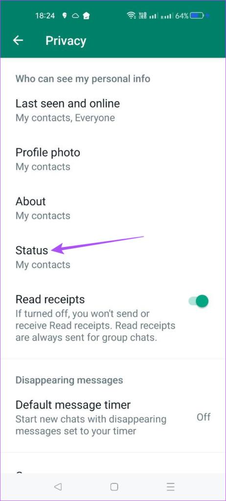 4 melhores correções para visualizações de status do WhatsApp que não aparecem no iPhone e Android