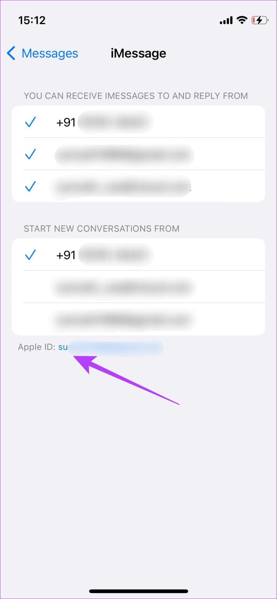 Come risolvere l'errore di mancata corrispondenza degli account iCloud e iMessage su iPhone