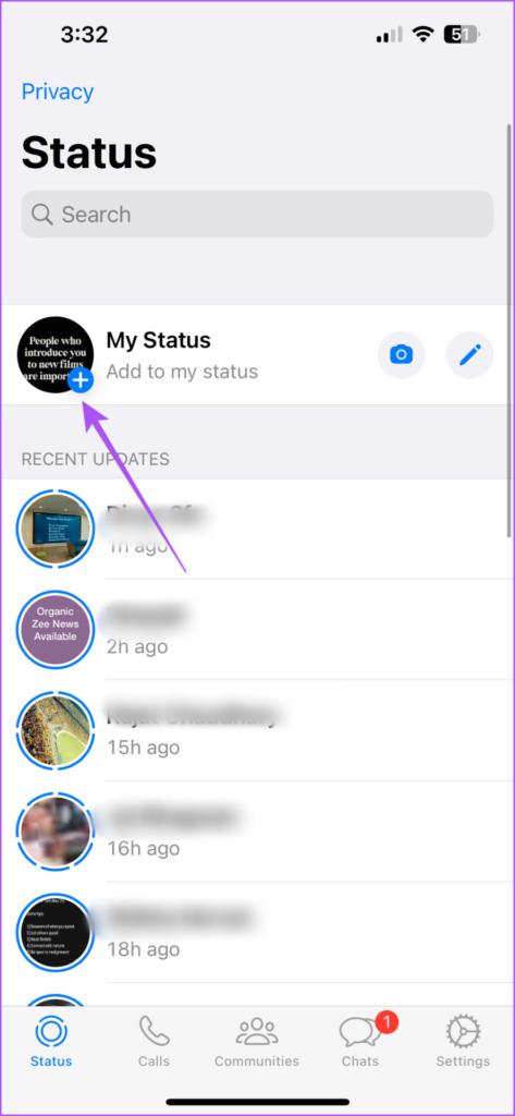 Como fazer upload de vídeos de status do WhatsApp com mais de 30 segundos