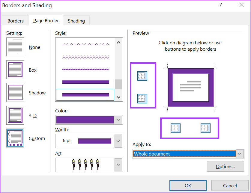 Cómo insertar y editar un borde de página en Microsoft Word