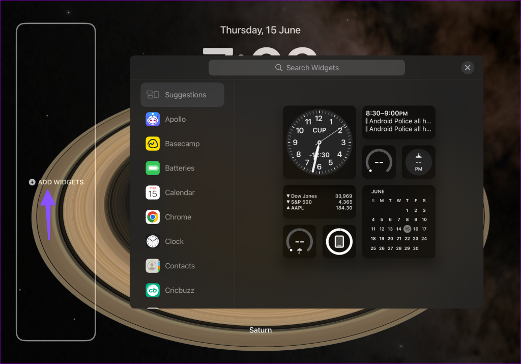 Come personalizzare la schermata di blocco dell'iPad con widget e sfondi animati