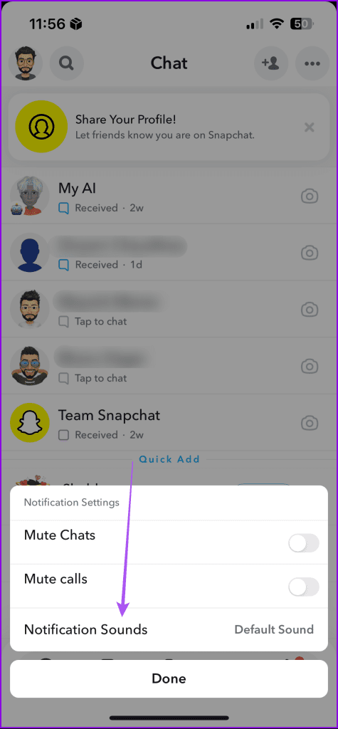 如何更改 Snapchat 通知聲音