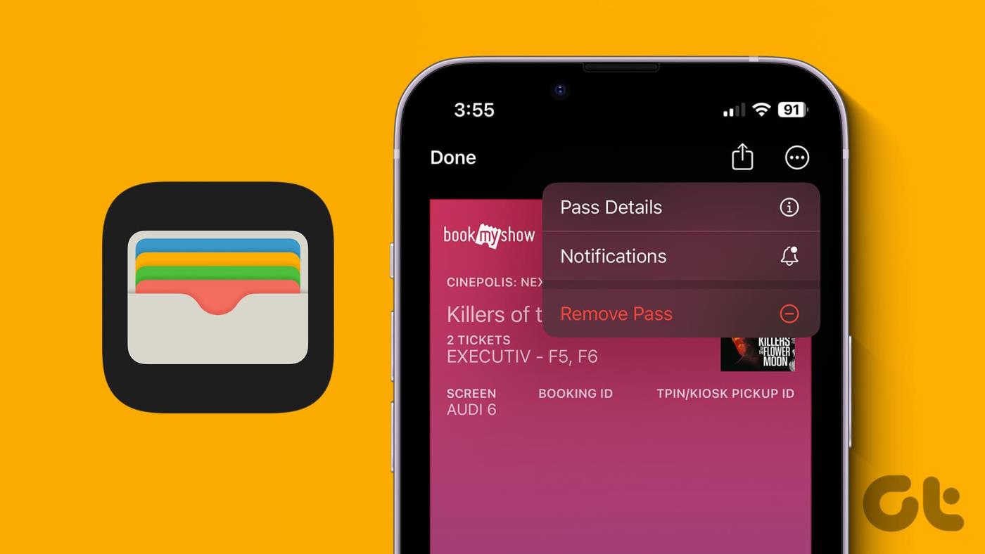 วิธีลบการ์ด ตั๋ว และรายการอื่น ๆ ออกจาก Apple Wallet