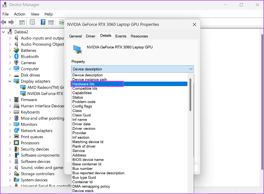 Windows 11에서 장치의 하드웨어 ID(HWID)를 확인하는 4가지 빠른 방법