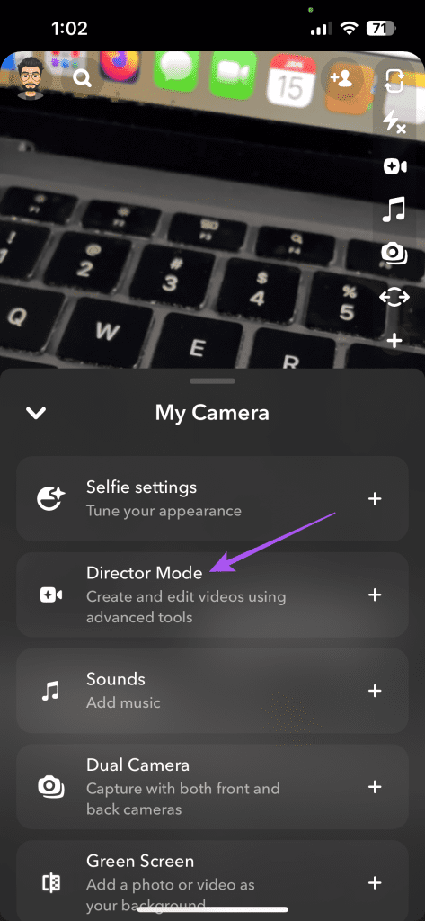 So verwenden Sie den Director-Modus auf Snapchat