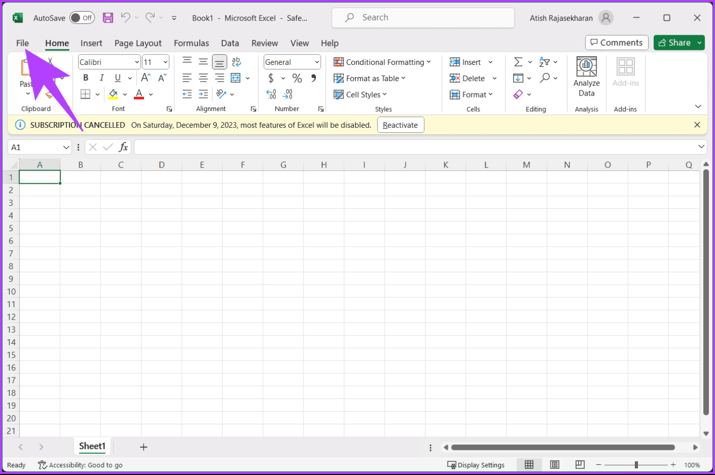 修正 Excel 中捲軸不起作用的 9 種方法