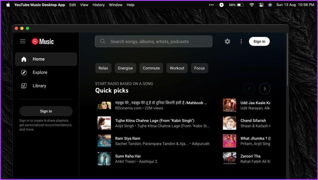 Hoe de YouTube Music-app op het bureaublad te installeren (Windows en Mac)