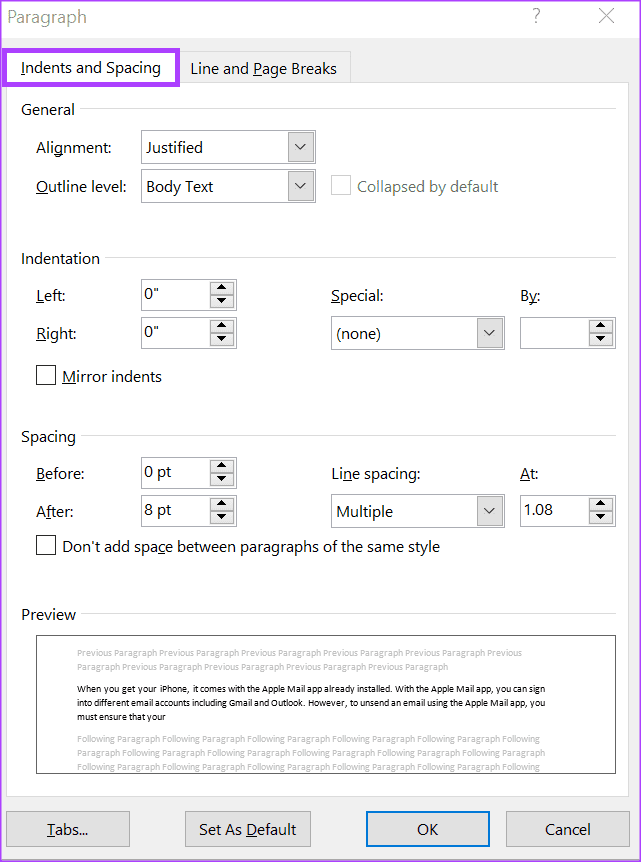 3 beste manieren om een ​​alinea in Microsoft Word te laten inspringen