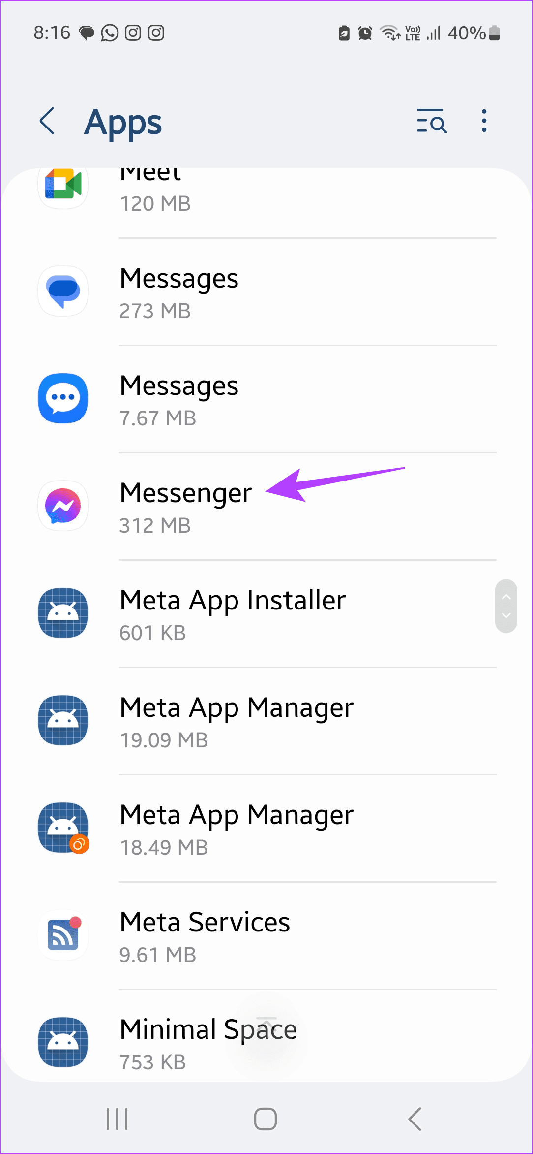 如何清除任何裝置上的 Messenger 緩存