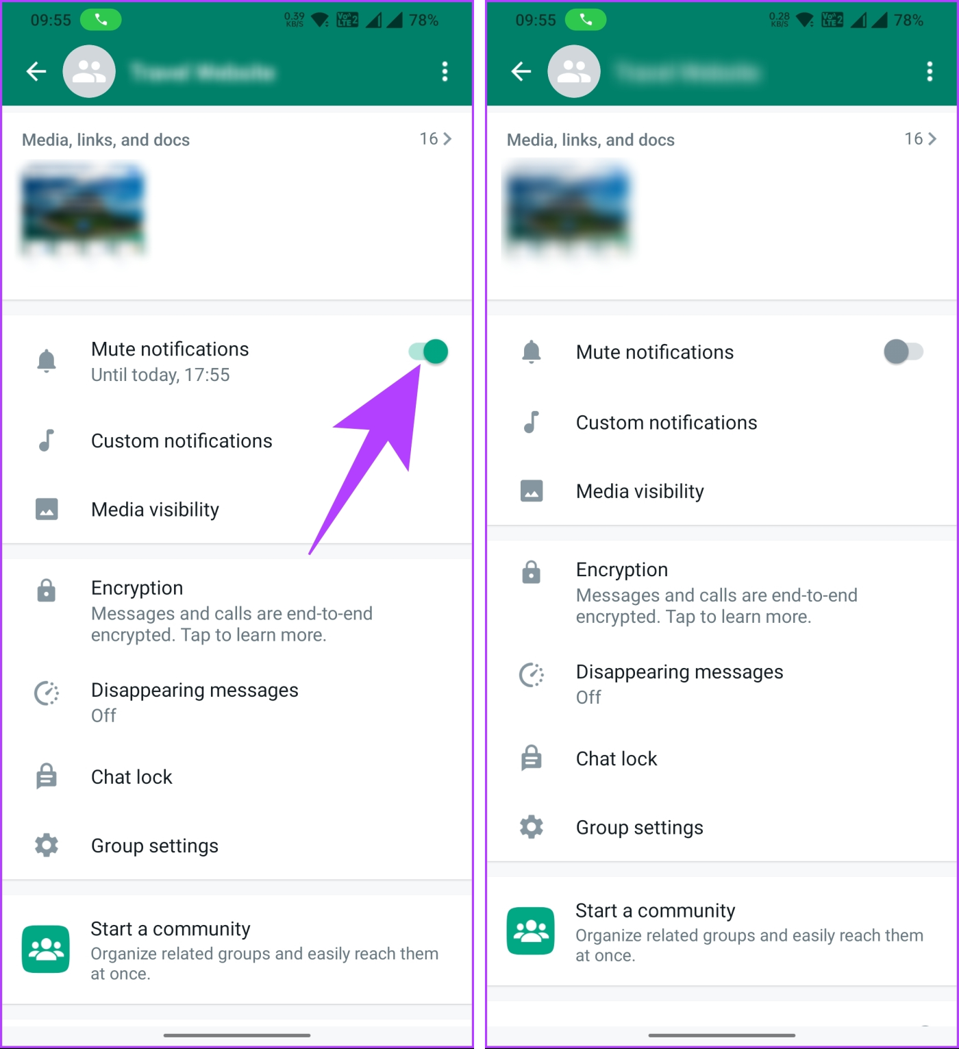 Comment désactiver définitivement les notifications du groupe WhatsApp