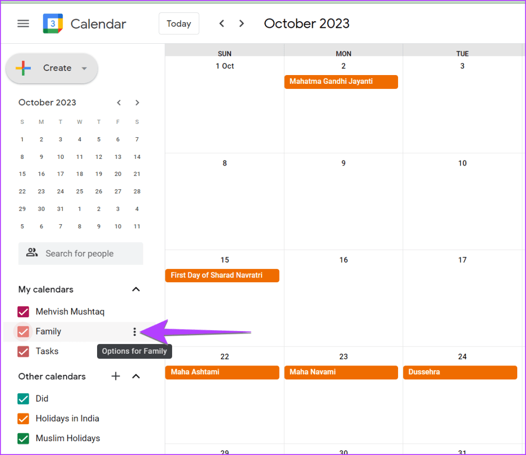 3 formas de cambiar colores en Google Calendar