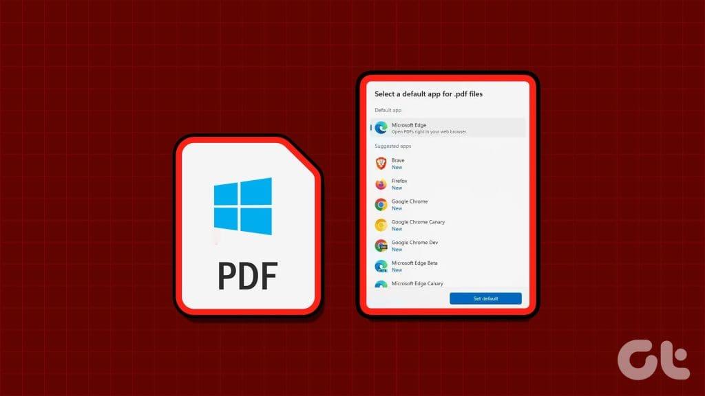Comment modifier la visionneuse PDF par défaut sur Windows 11