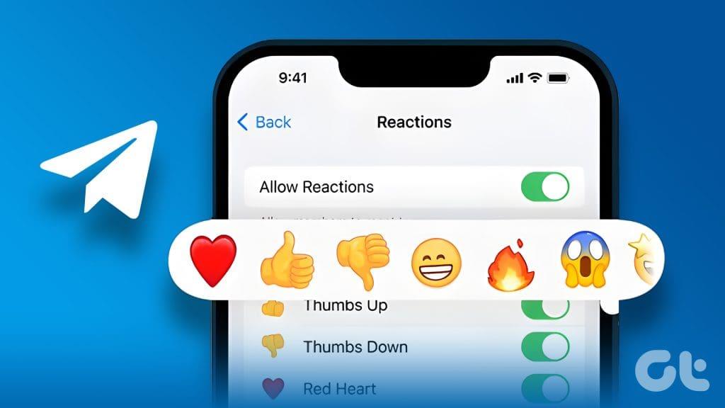 모바일 및 데스크톱에서 텔레그램의 메시지 반응을 사용하는 방법