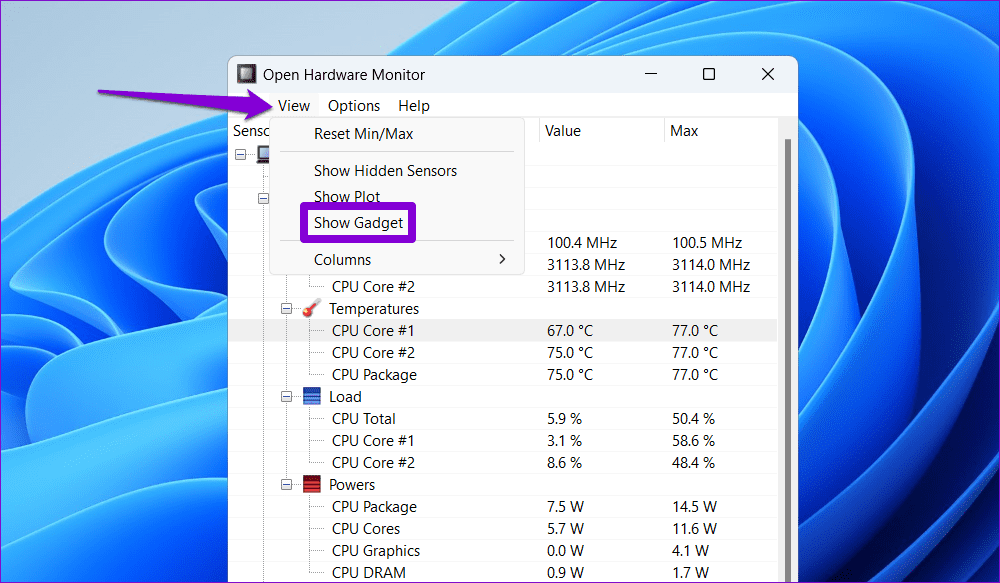 WindowsでCPU温度を表示する方法