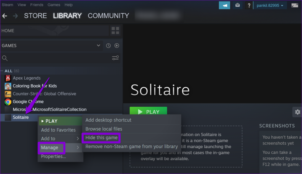 Comment ajouter ou supprimer des jeux non Steam de votre bibliothèque Steam