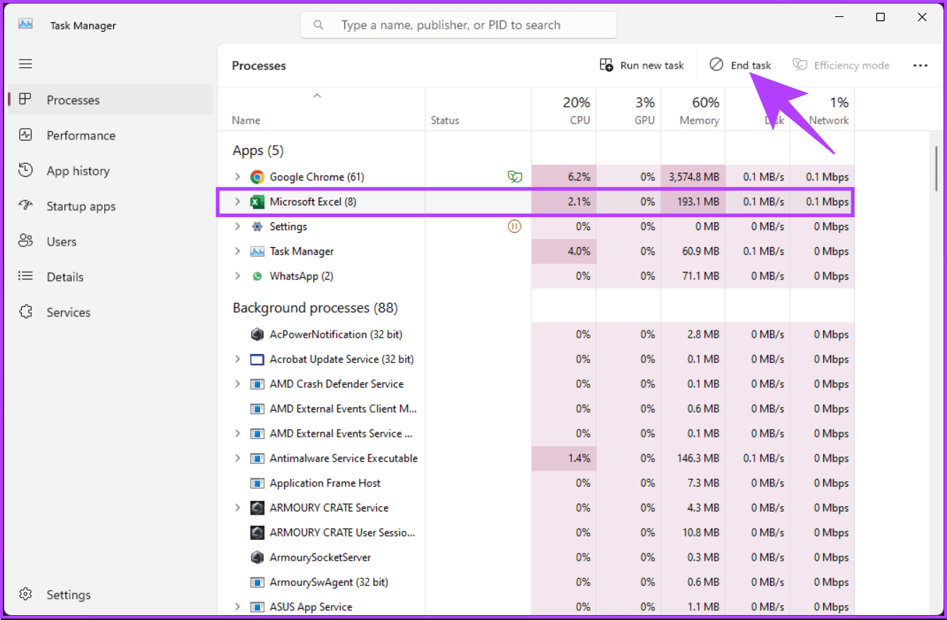 9 formas de arreglar la barra de desplazamiento que no funciona en Excel