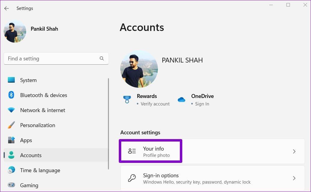 Come modificare o rimuovere l'immagine dell'account utente in Windows 11