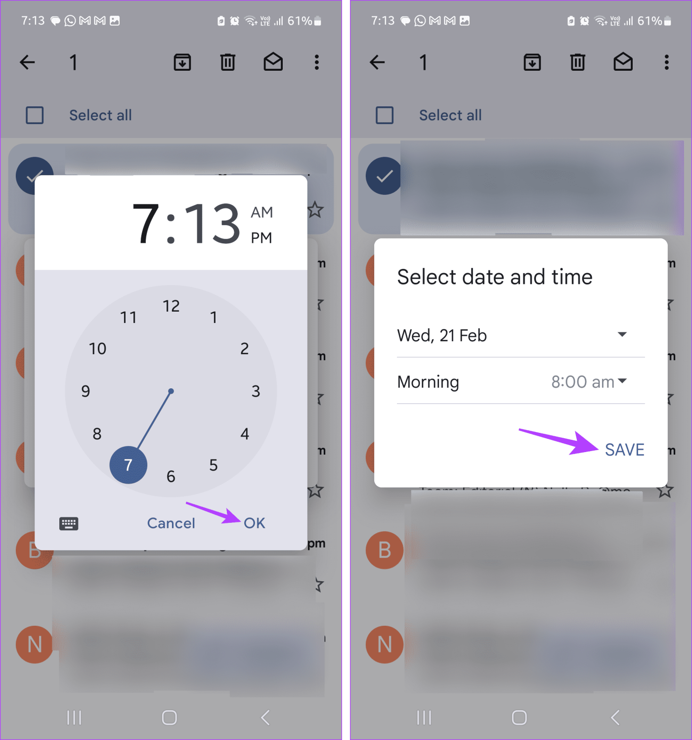 Comment utiliser Snooze dans Gmail sur mobile et ordinateur de bureau