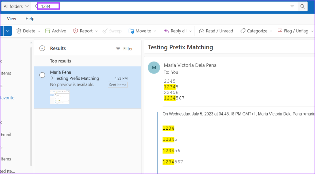 Um guia para usar a barra de pesquisa e os operadores de pesquisa no Microsoft Outlook