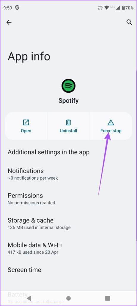 7 melhores soluções para o Spotify não reproduzir músicas baixadas no Android e iPhone