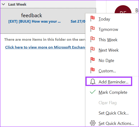 วิธีสร้างและจัดการอีเมลที่ถูกตั้งค่าสถานะใน Microsoft Outlook