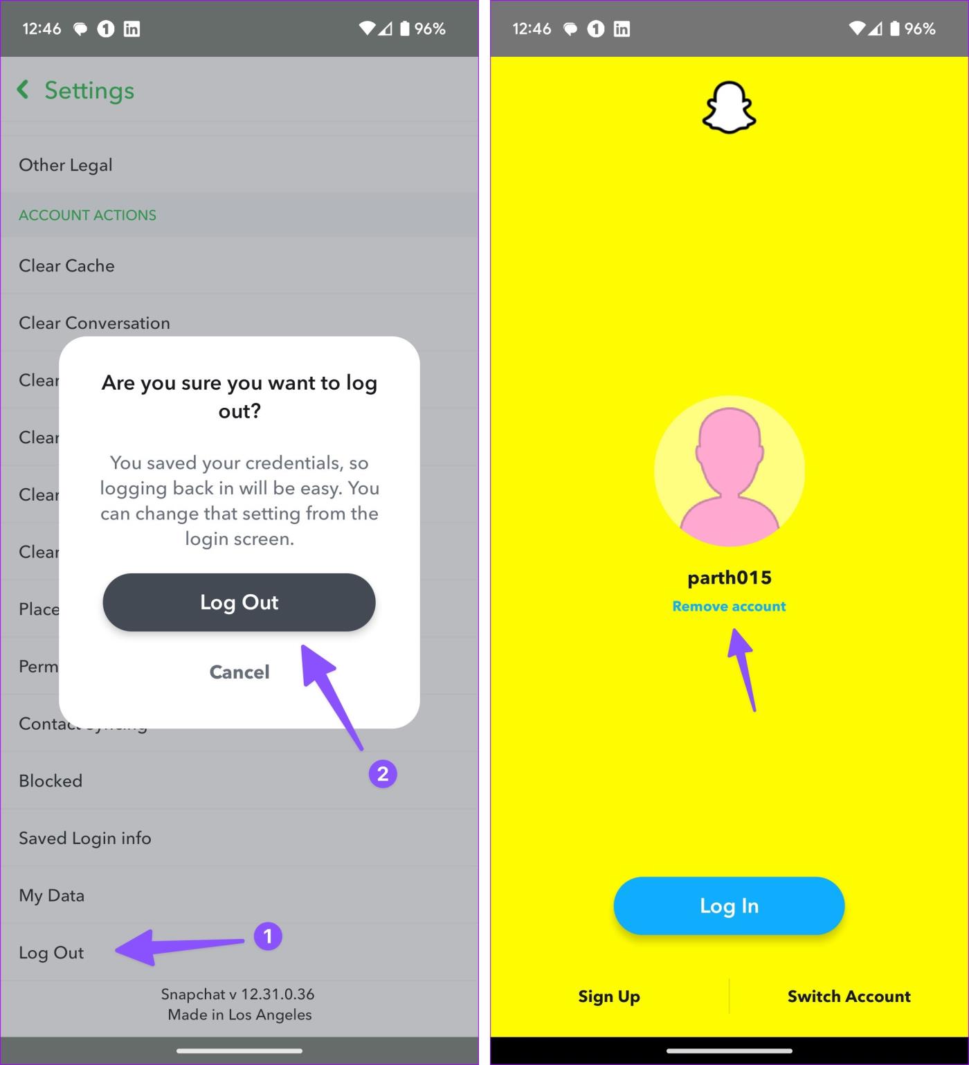 從任何裝置刪除已儲存的 Snapchat 帳戶的 3 種方法