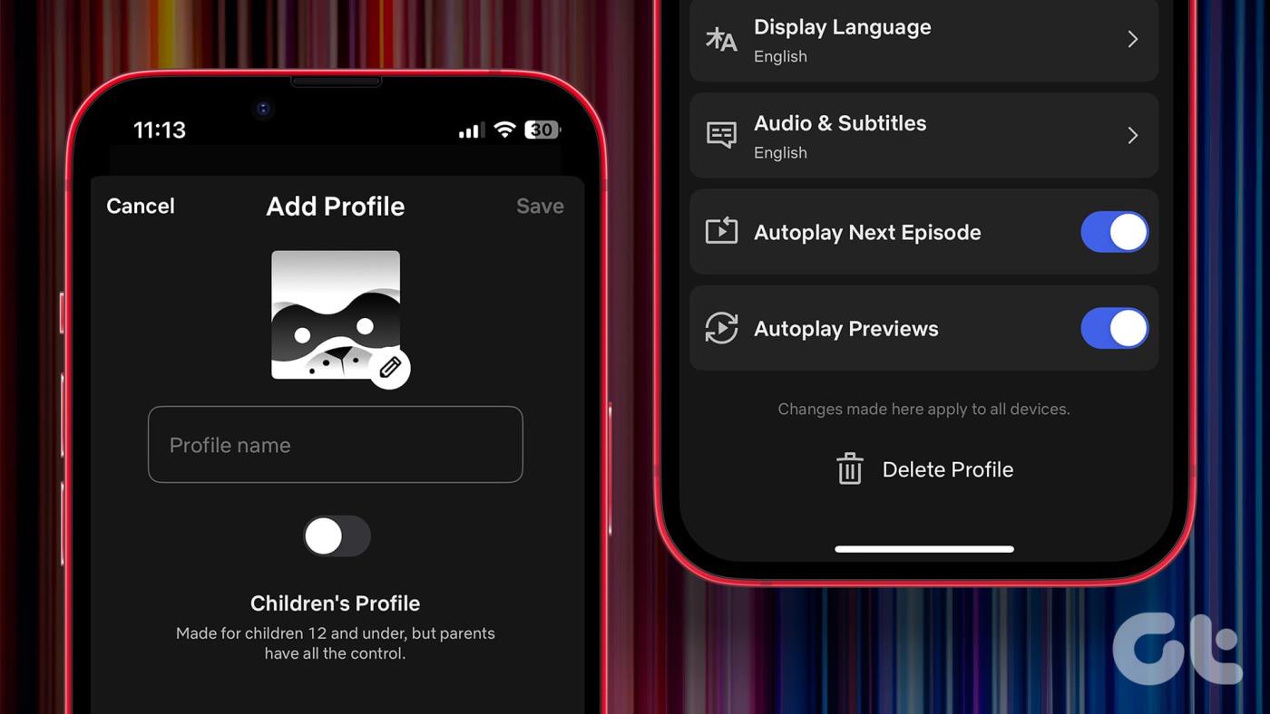 モバイルおよびデスクトップで Netflix プロフィールを追加または削除する方法