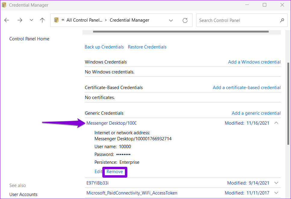 如何在 Windows 10 和 Windows 11 上存取和使用憑證管理器