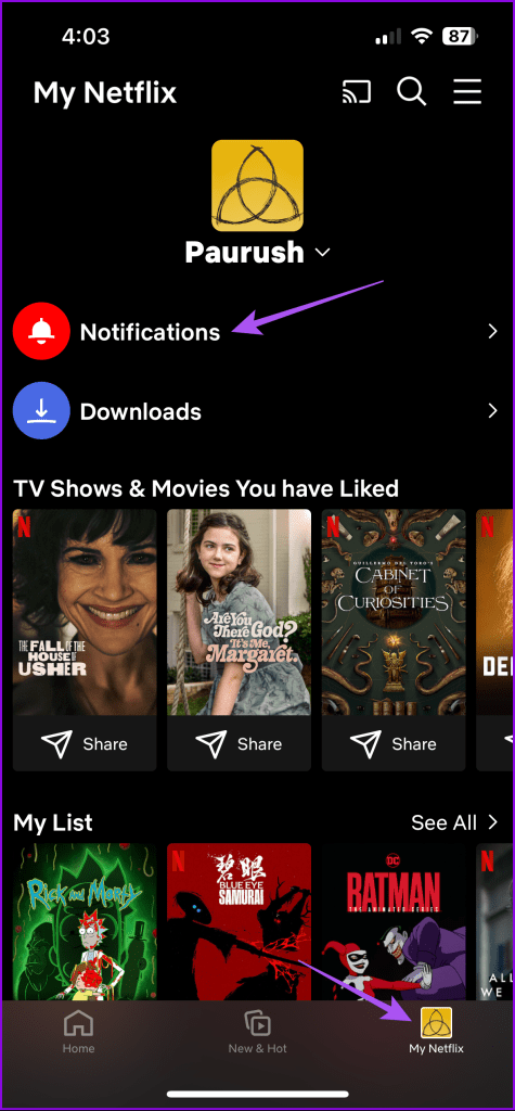 Las 5 mejores soluciones para las notificaciones de la aplicación Netflix que no funcionan en iPhone y Android
