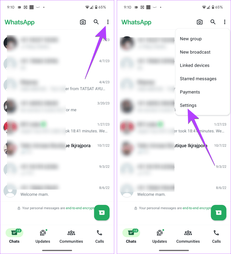 WhatsApp で複数またはすべてのチャットとメッセージを削除する方法