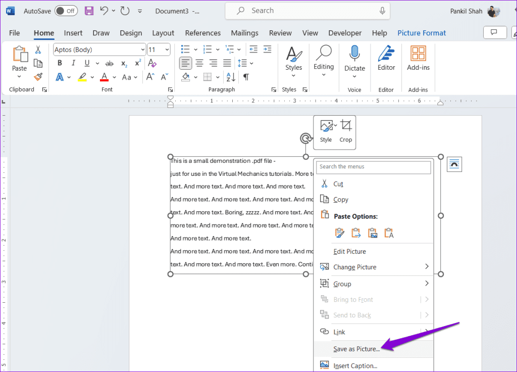 Hoe u een Word-document als afbeelding kunt opslaan