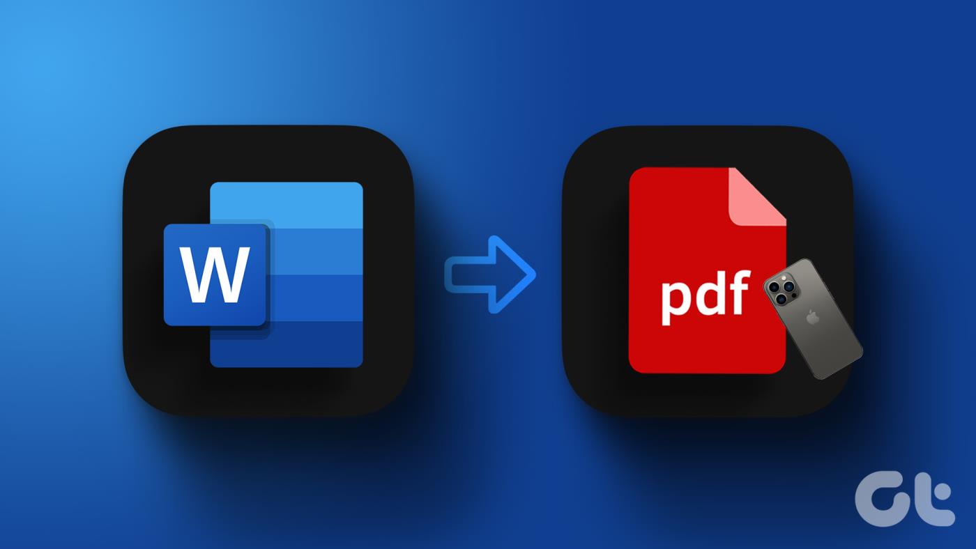 4 eenvoudige en snelle manieren om Word naar PDF te converteren op iPhone en iPad