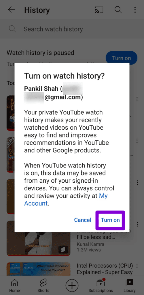 修復 YouTube 觀看歷史記錄不起作用的 7 種方法